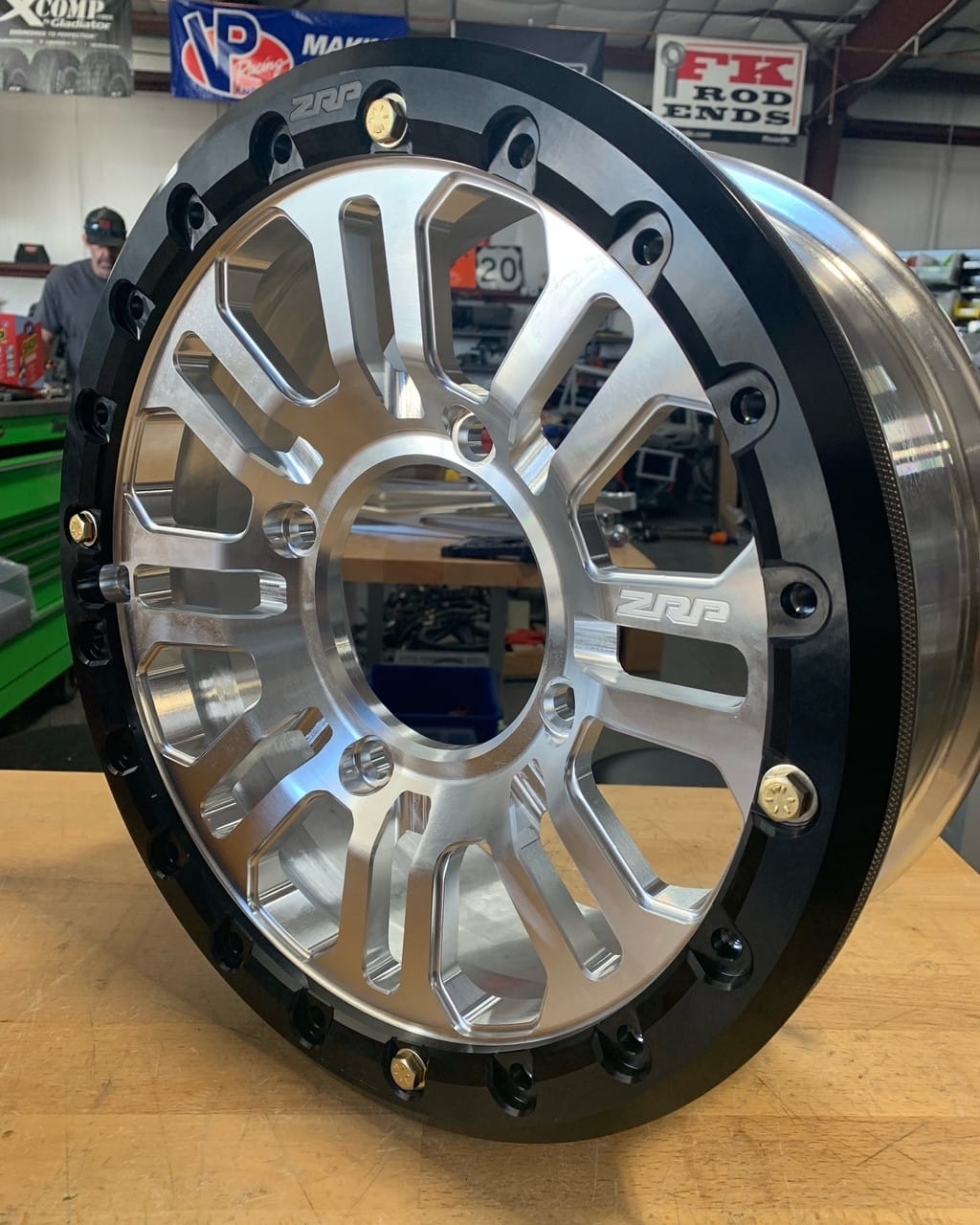ZRP APEX Forged Beadlock Wheel 15"x5.5" RZR 4x156 Bolt Pattern