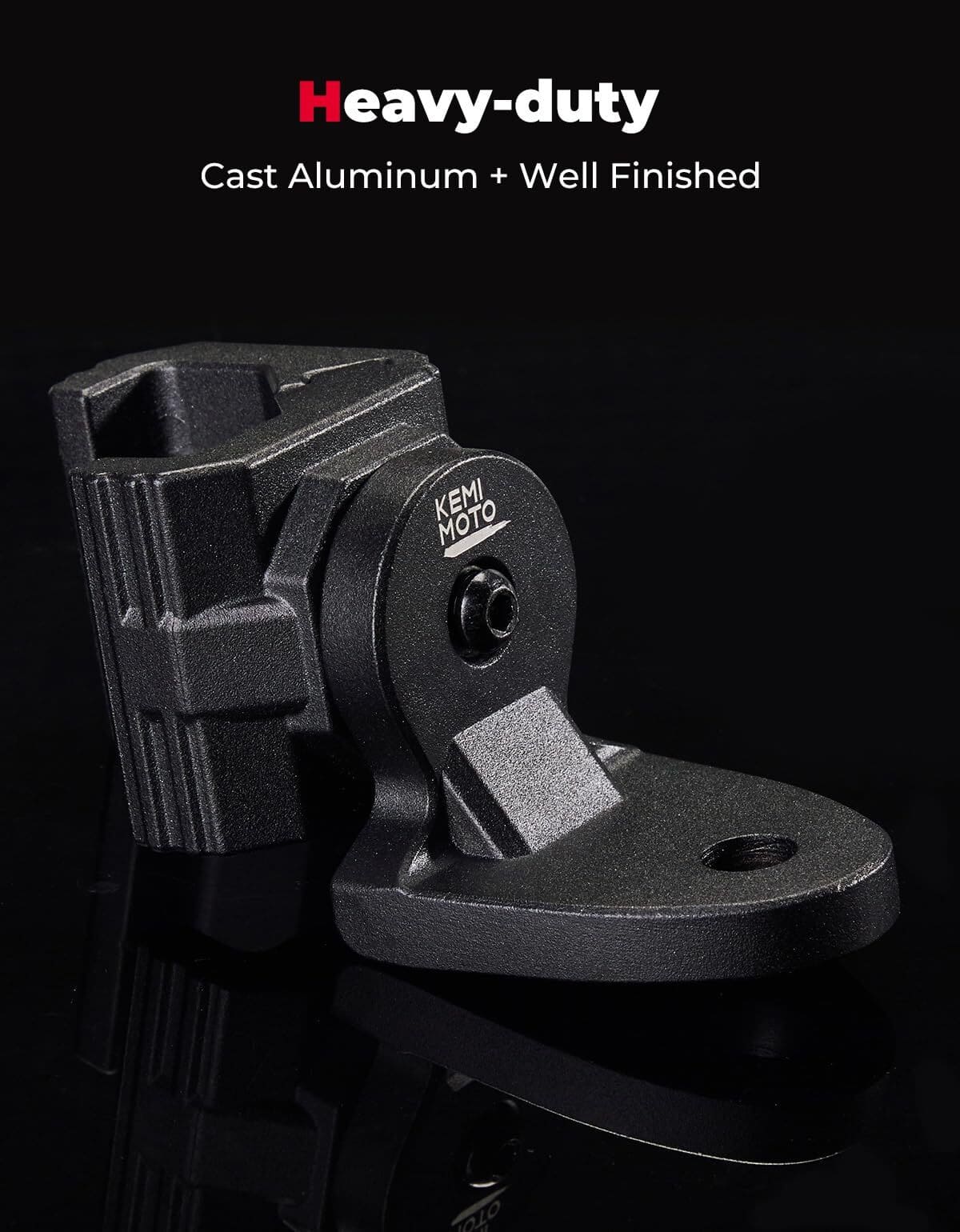 Kemimoto Polaris Ranger UTV Flag Mounts Pro-Fit Cage Whip Light