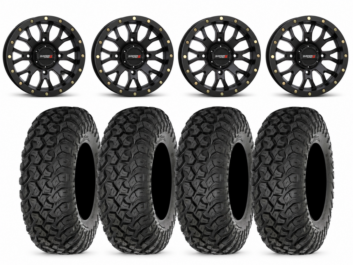 System 3 Black ST-3 & System 3 Radial RT320 Wheel & Tire Kit