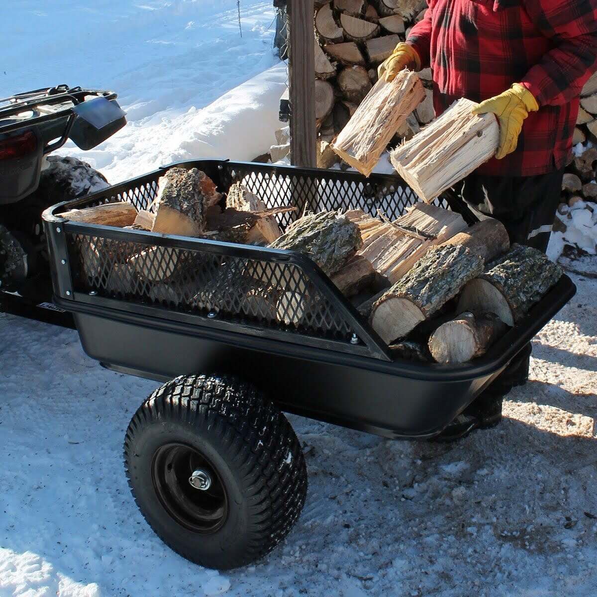 Impact Implements ATV/UTV Utility Trailer 1500-lb Capacity - 15 cu ft.