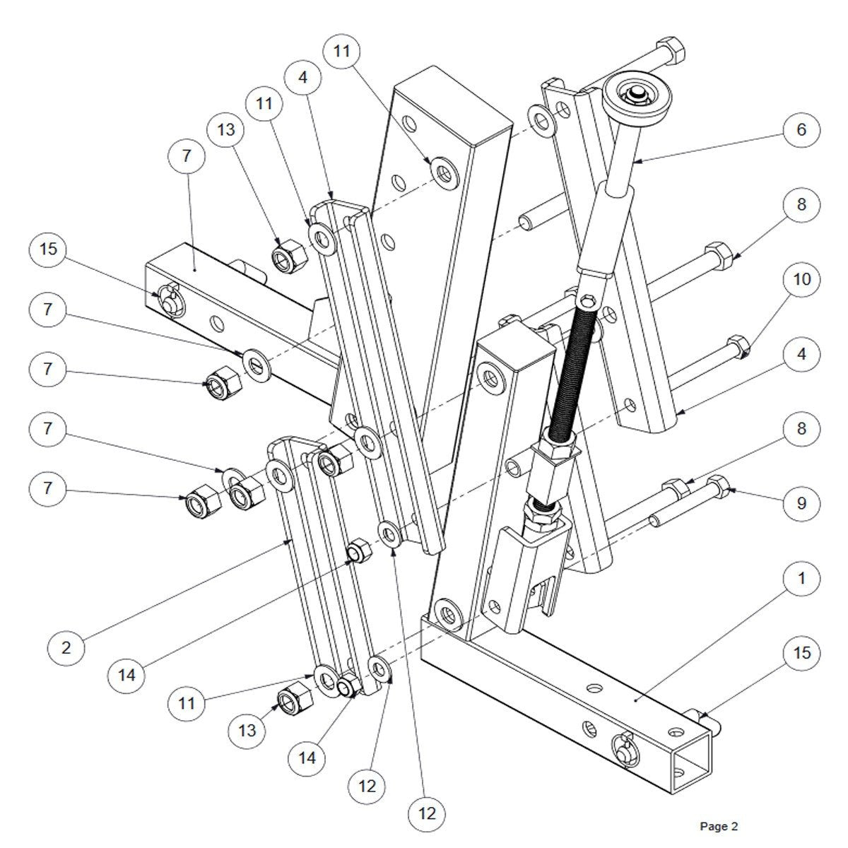 Impact Implements Pro 1 Point Lift (IP4431_BK) Replacement Parts
