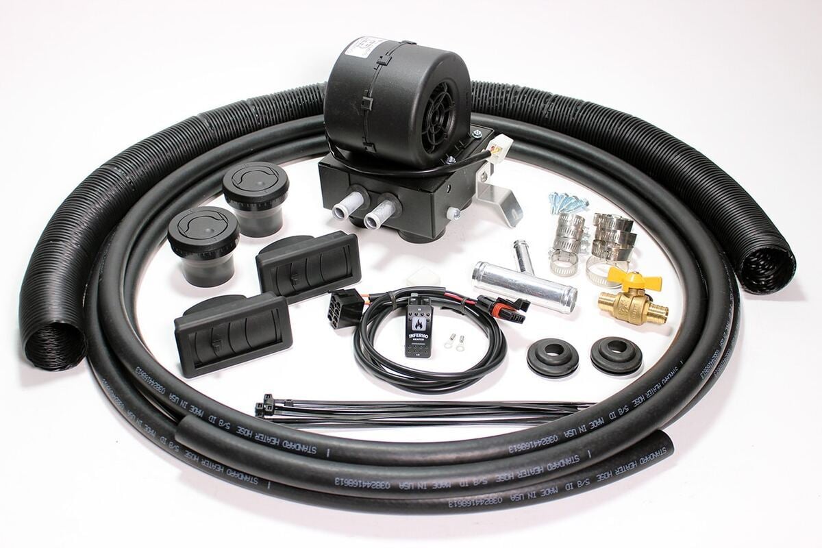 Inferno '16+ Polaris General 1000 Cab Heater with Defrost for Stage 3 & 4 Audio Rockford Fosgate