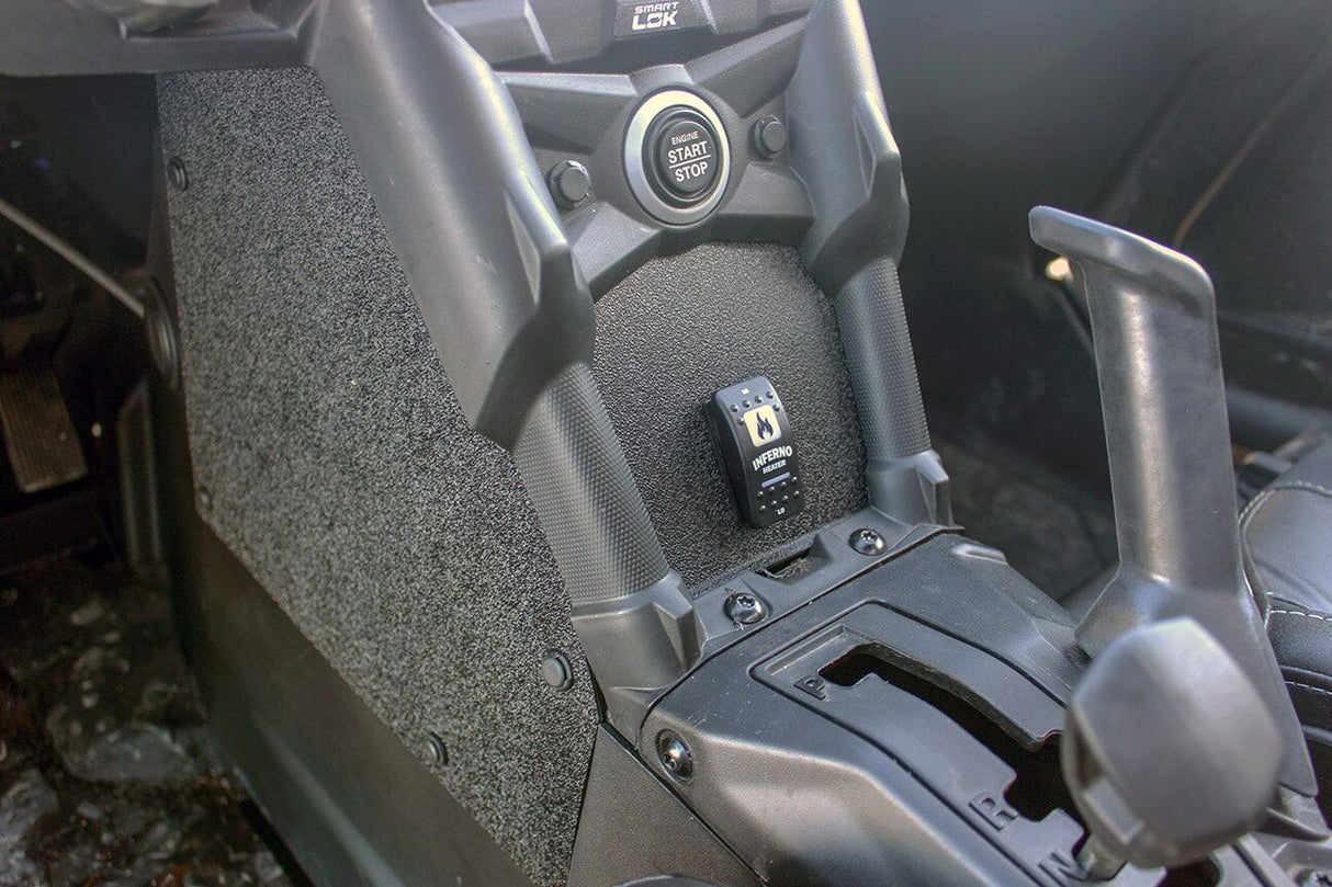 Inferno '17+ Can-Am Maverick X3 Cab Heater with Defrost - Premium In Dash Enclosure
