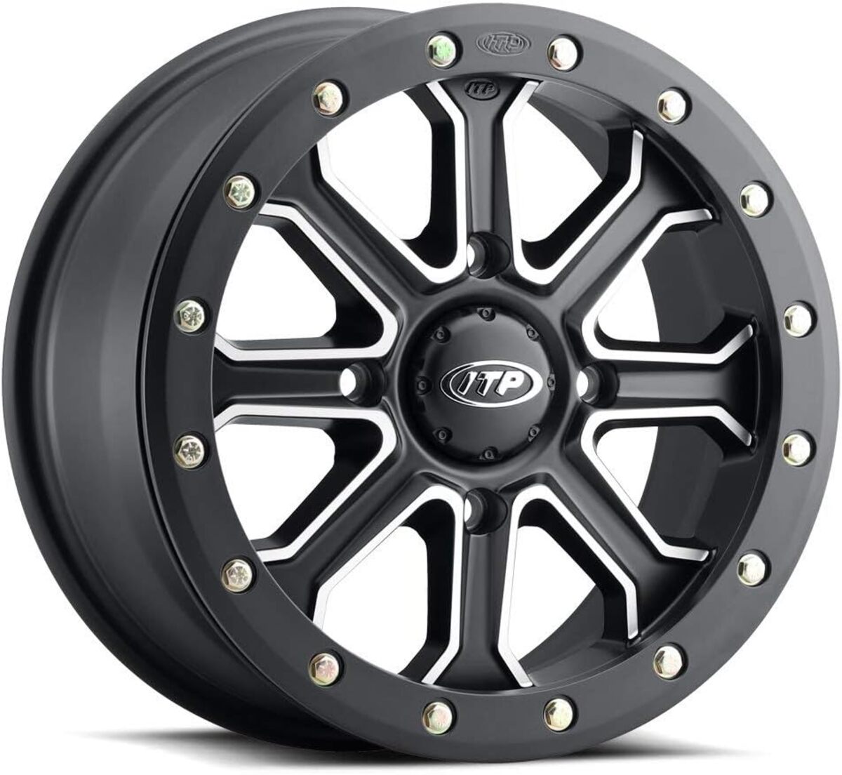ITP Inertia Wheel - Matte Black w/ Machined Accents