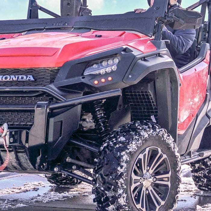 Zbroz Honda Pioneer 1000 2.2" X0-IFP Series Front Exit Shocks