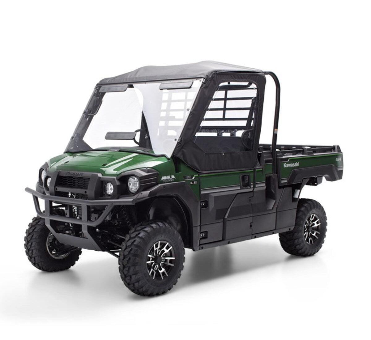Kawasaki '25 Mule Pro-DX EPS Soft Cab Enclosure & Black Roof & Back