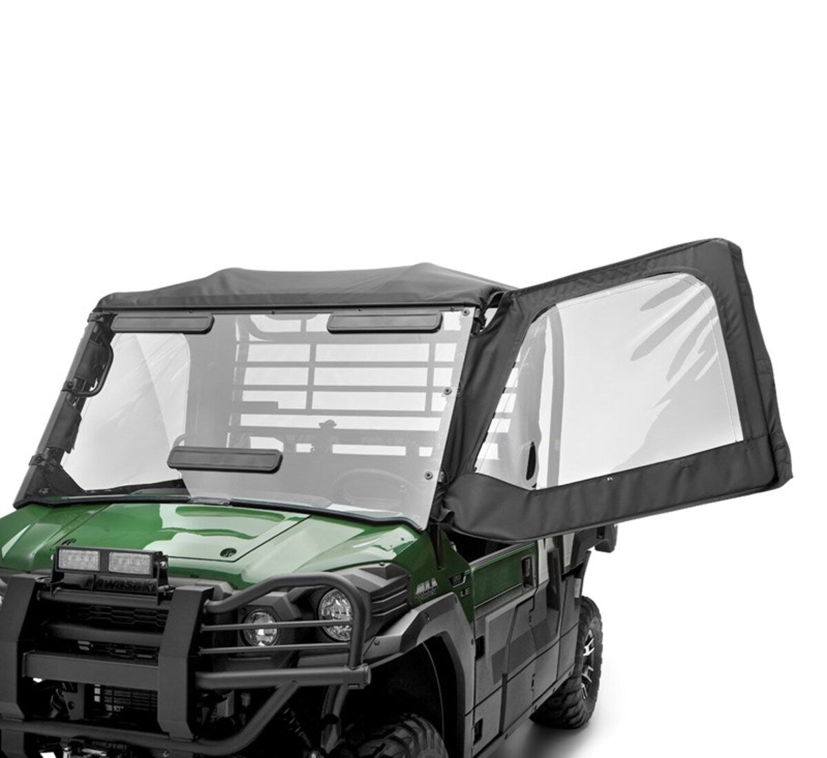 Kawasaki '25 Mule Pro-DX EPS Soft Cab Enclosure & Black Soft Door Set
