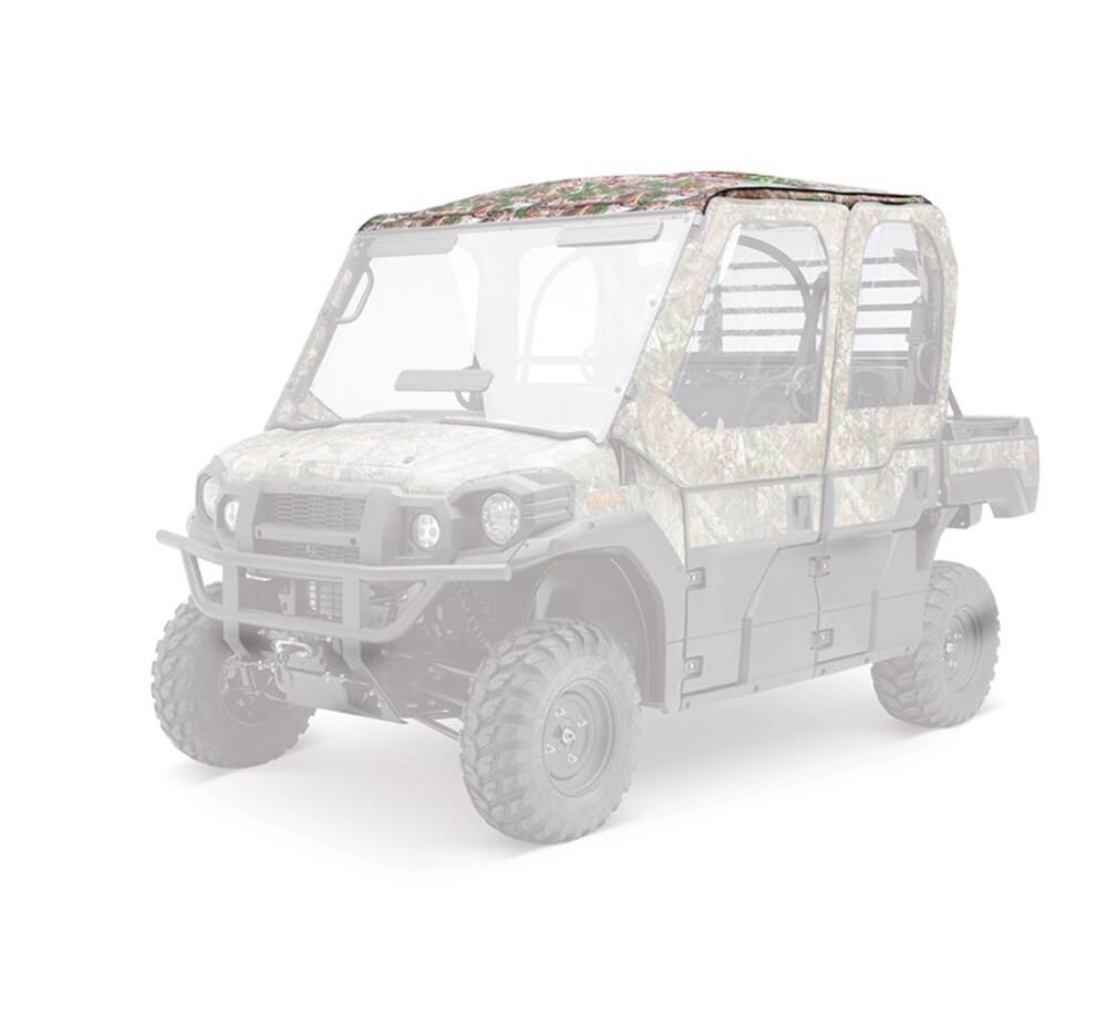 Kawasaki '25 Mule Pro-DXT EPS Soft Cab Enclosure, Roof and Back, Real tree XTRA Green