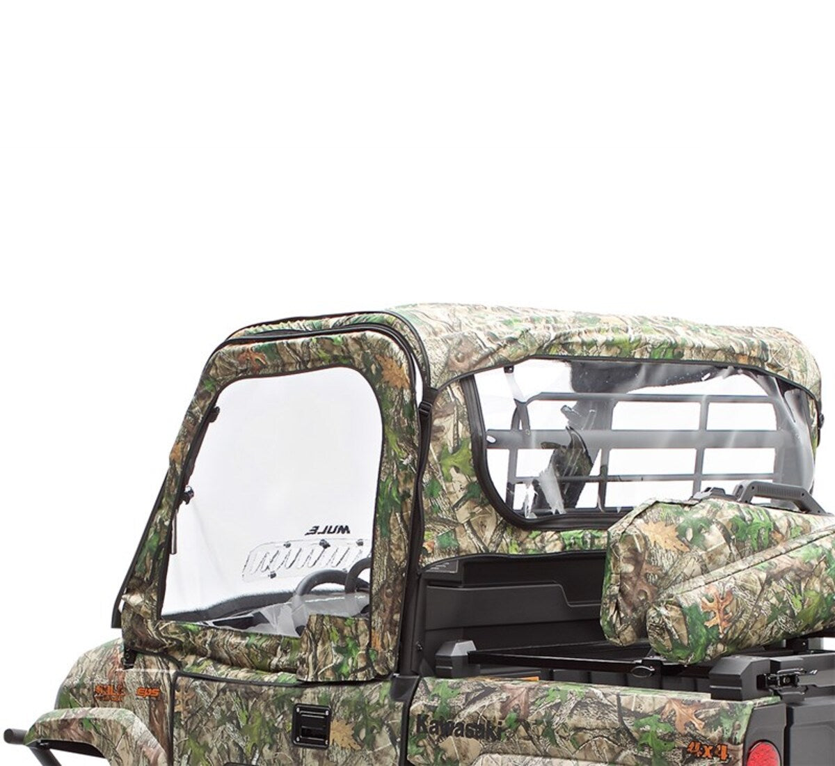 Kawasaki '25 Mule Pro-MX EPS Cab Enclosure & HTC Green Soft Roof True Timber