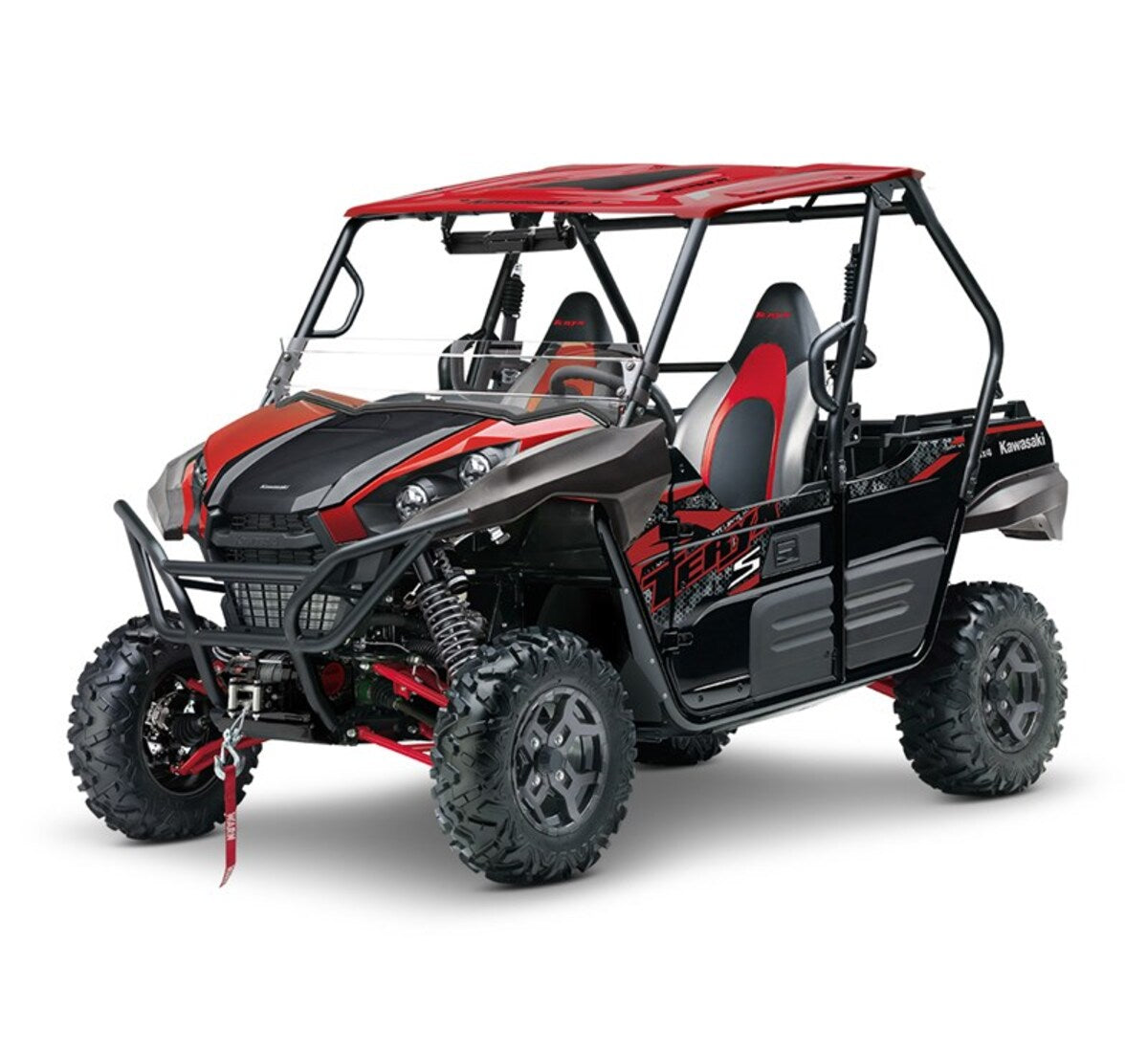 Kawasaki '25 Teryx S LE KQR Red Polycarbonate Roof