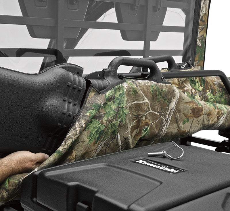 Kawasaki '26 Mule SX Cover Kolpin Gun Boot IV, Realtree Xtra - Green