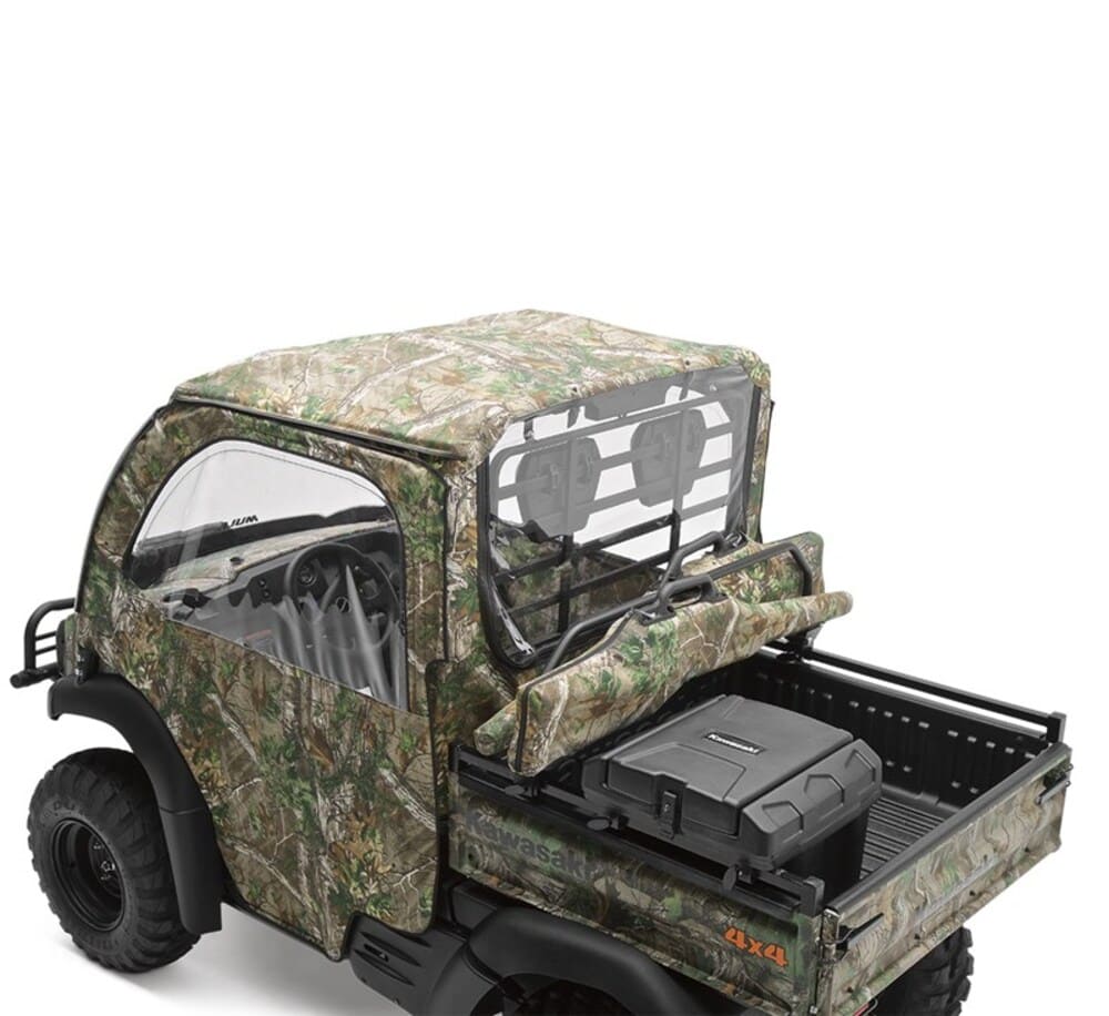 Kawasaki '26 Mule SX Soft Cab Enclosure, Roof / Back, Real tree XTRA Green