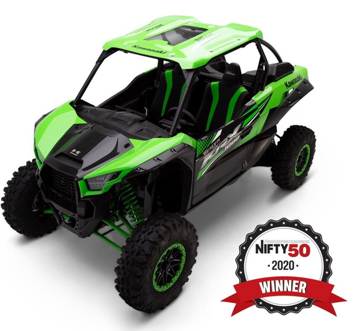 Kawasaki '26 Teryx KRX 1000 KQR Polycarbonate Green Premium Roof