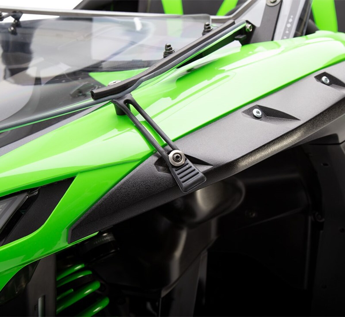 Kawasaki '26 Teryx KRX 4 1000 Blackout Edition Flip-Down Polycarbonate Windshield
