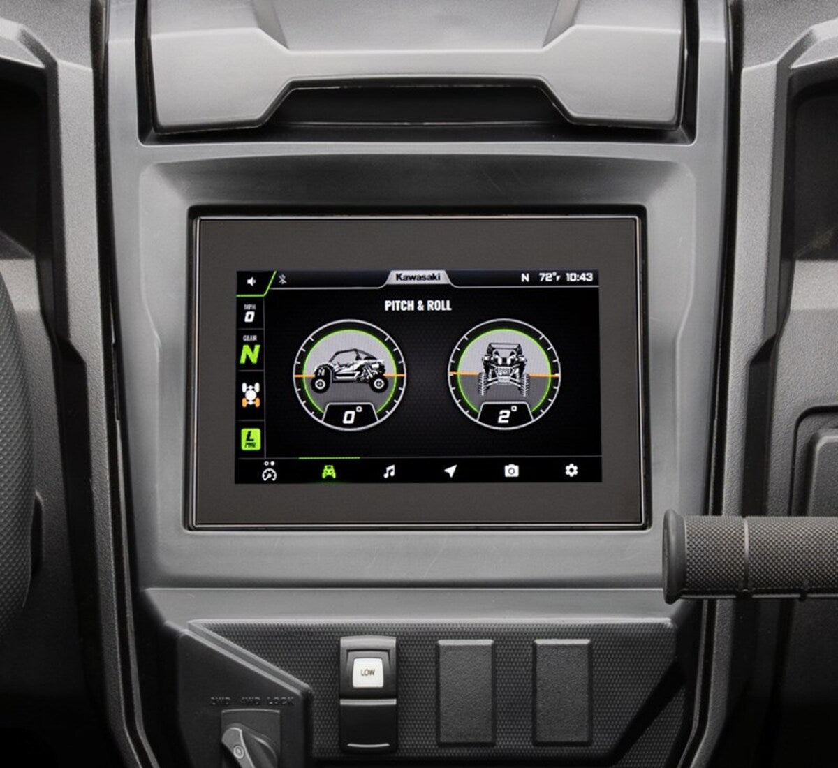 Kawasaki '26 Teryx KRX 4 1000 Blackout Edition Interactive Display