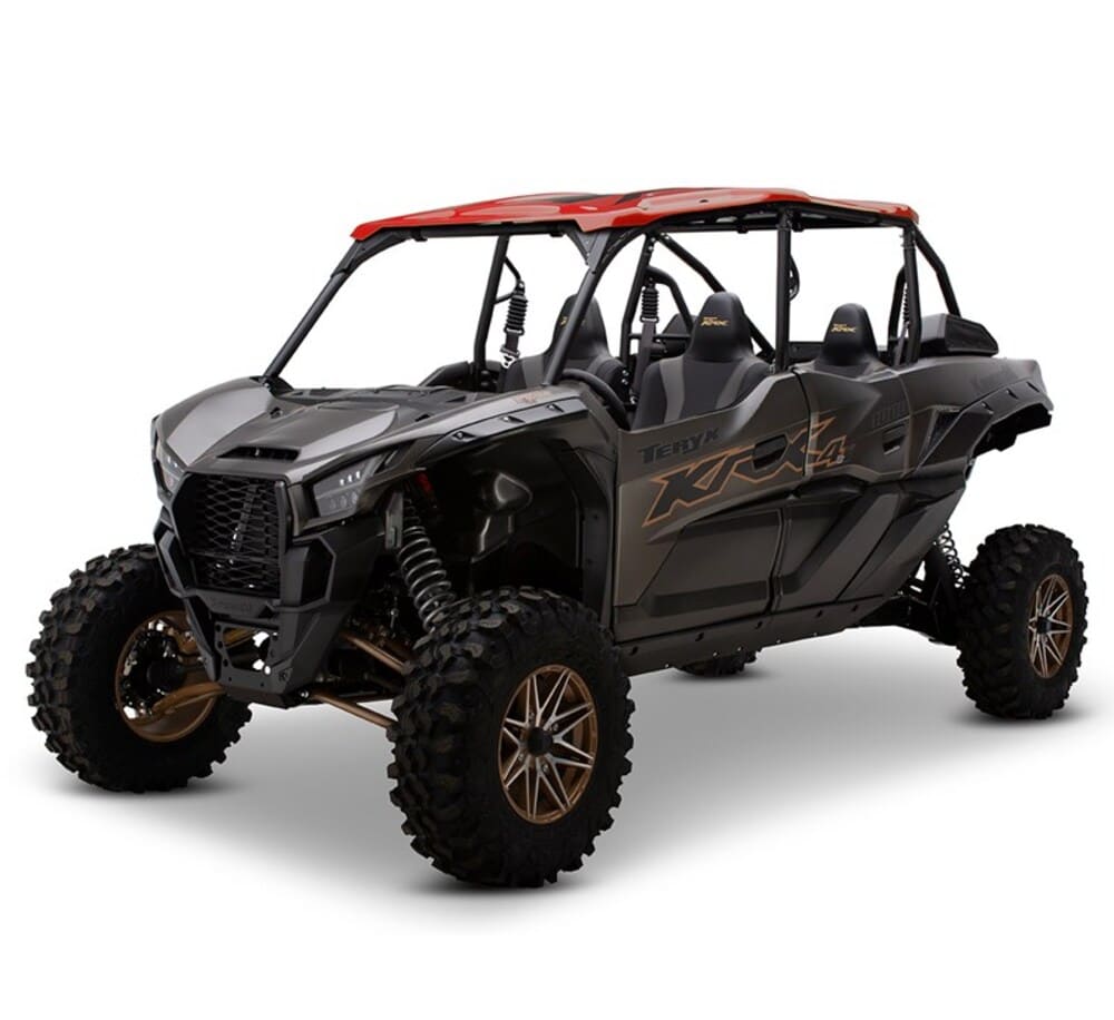 Kawasaki '26 Teryx KRX4 1000 Blackout Edition KQR Premium Roof Red