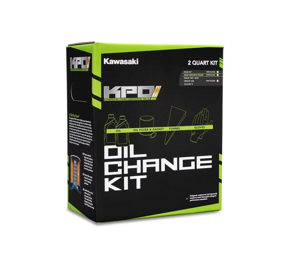Kawasaki Mule 4000 / 4010 / 4000 Trans / 4010 Trans4x4 KPO Oil Change Kit