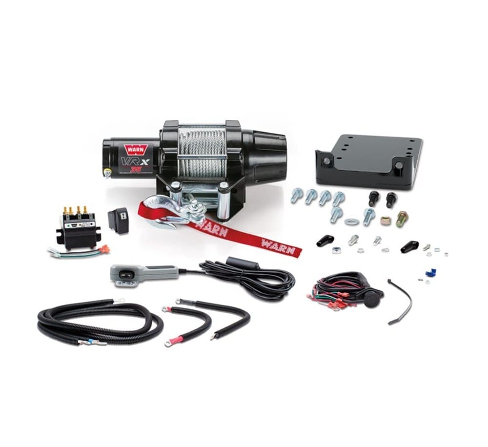 Kawasaki Mule 4000 / Mule 4010 4x4 / Mule 4090 Trans - Warn VRX 35 Winch Kit