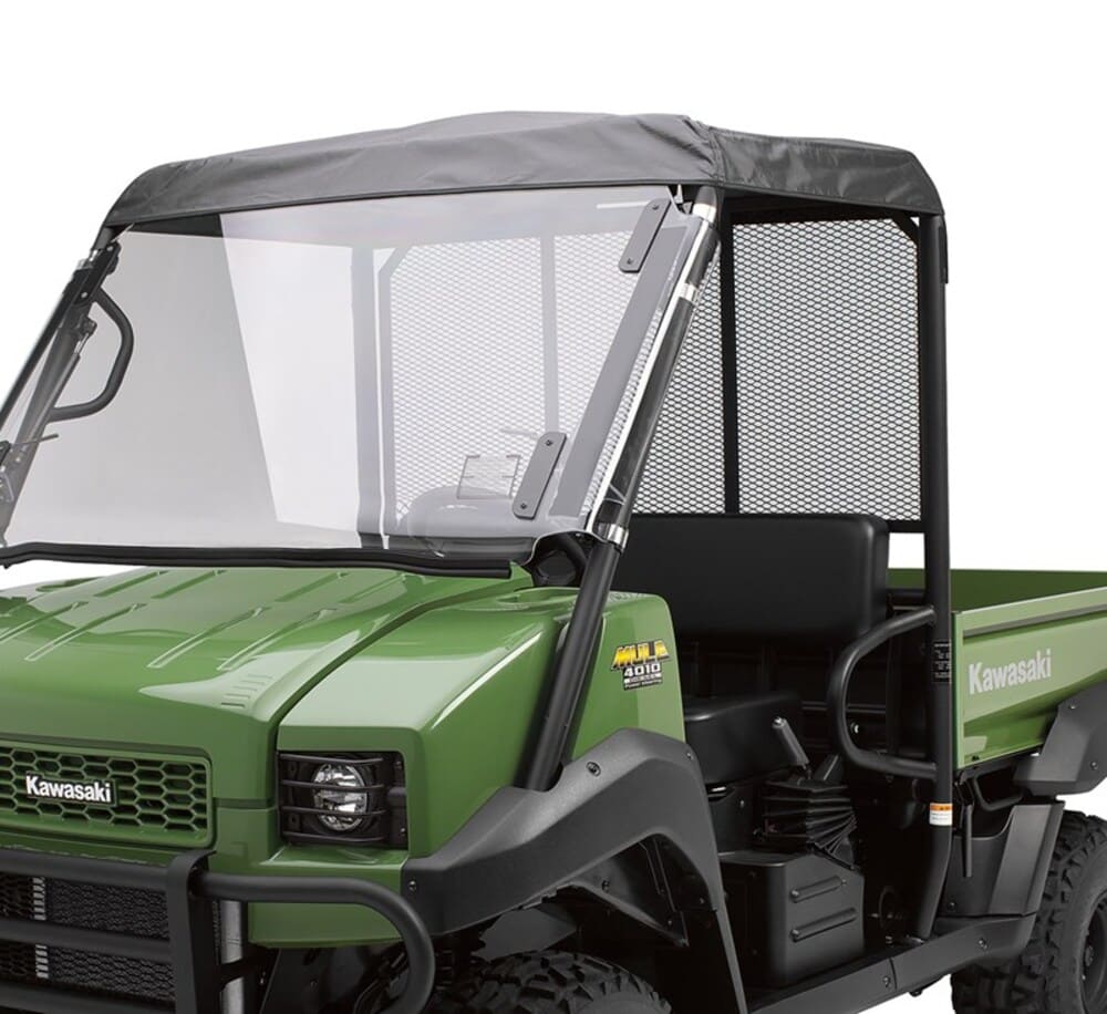 Kawasaki Mule 4010 Flip-Up Windshield