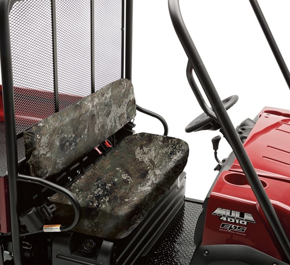 Kawasaki Mule 4010 Seat Cover, Real Tree Strata Green