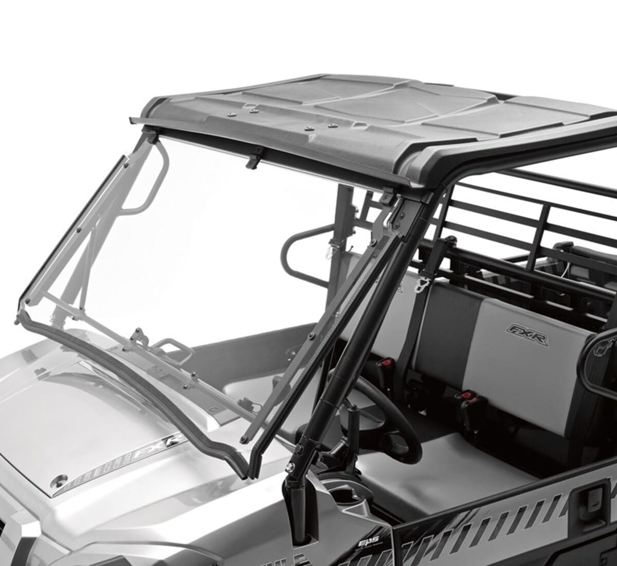 Kawasaki Mule Pro FXR Flip-Up Polycarbonate Windshield