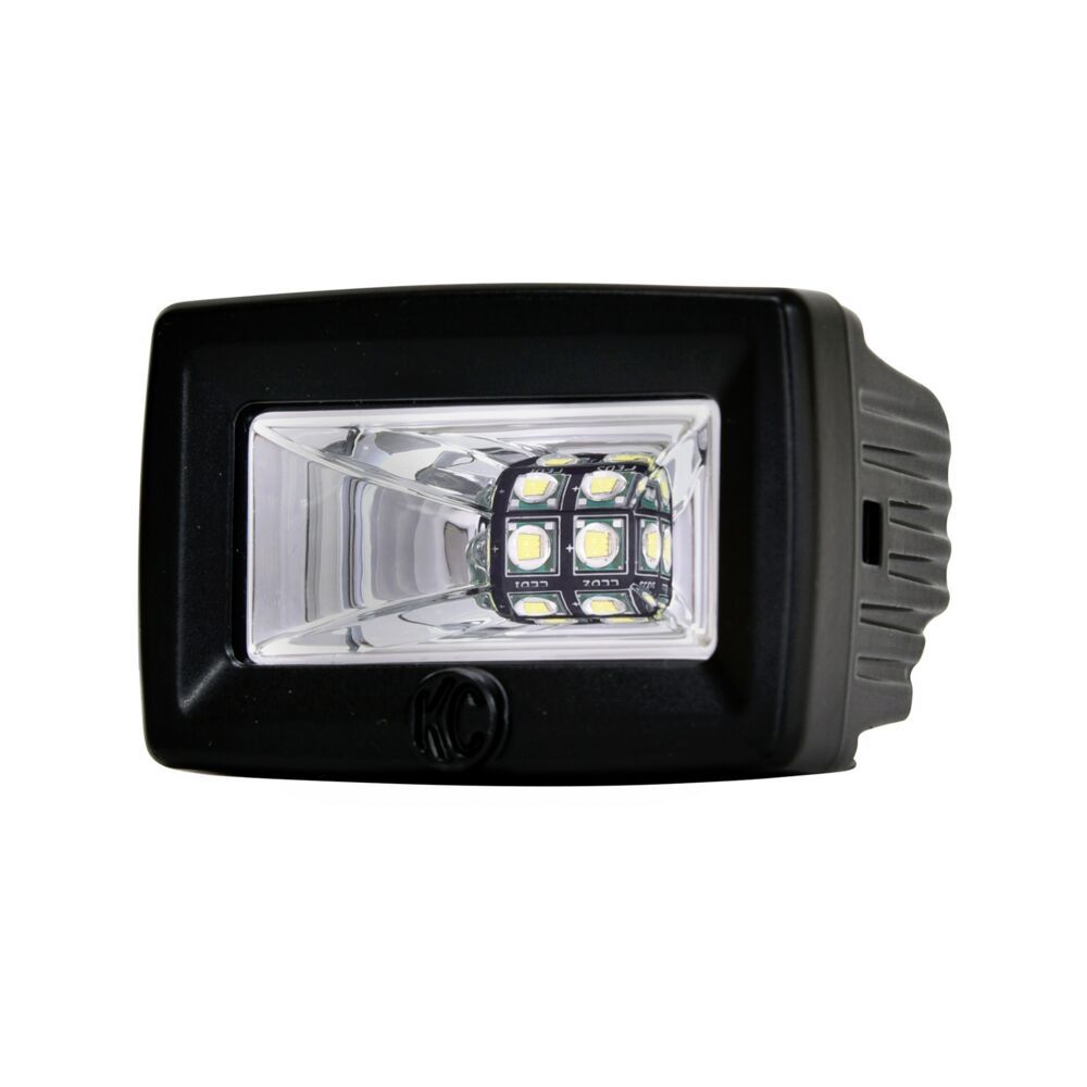 KC HiLiTES 20W Flood Beam 2" C-Series C2 LED 2 Backup Light System