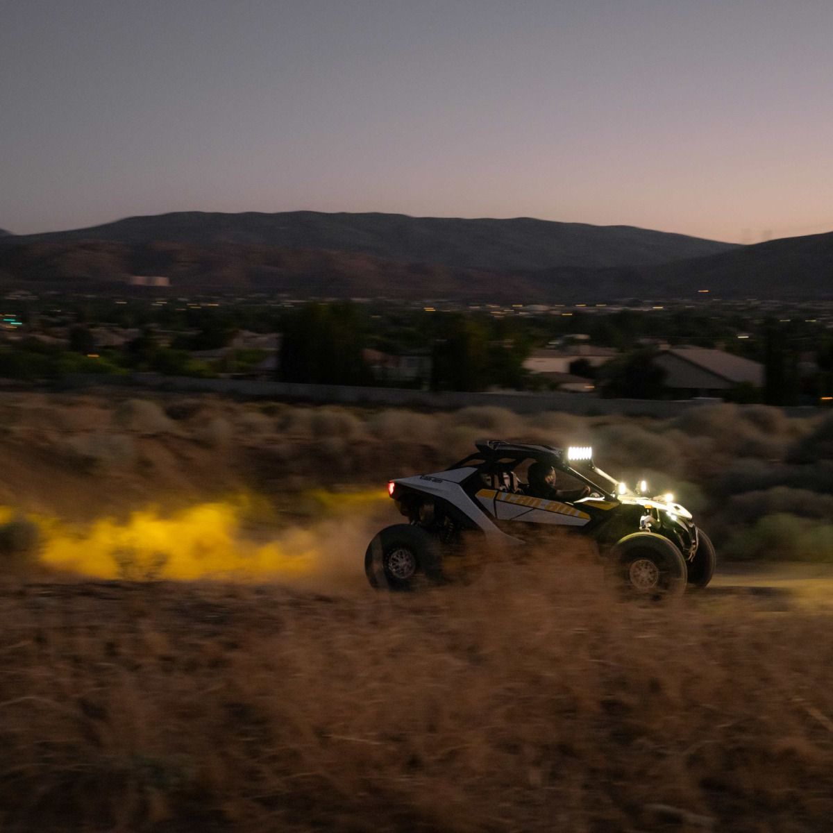 KC HiLiTES Can-Am Maverick R Overhead Mount & Gravity LED Light Bar Bundle