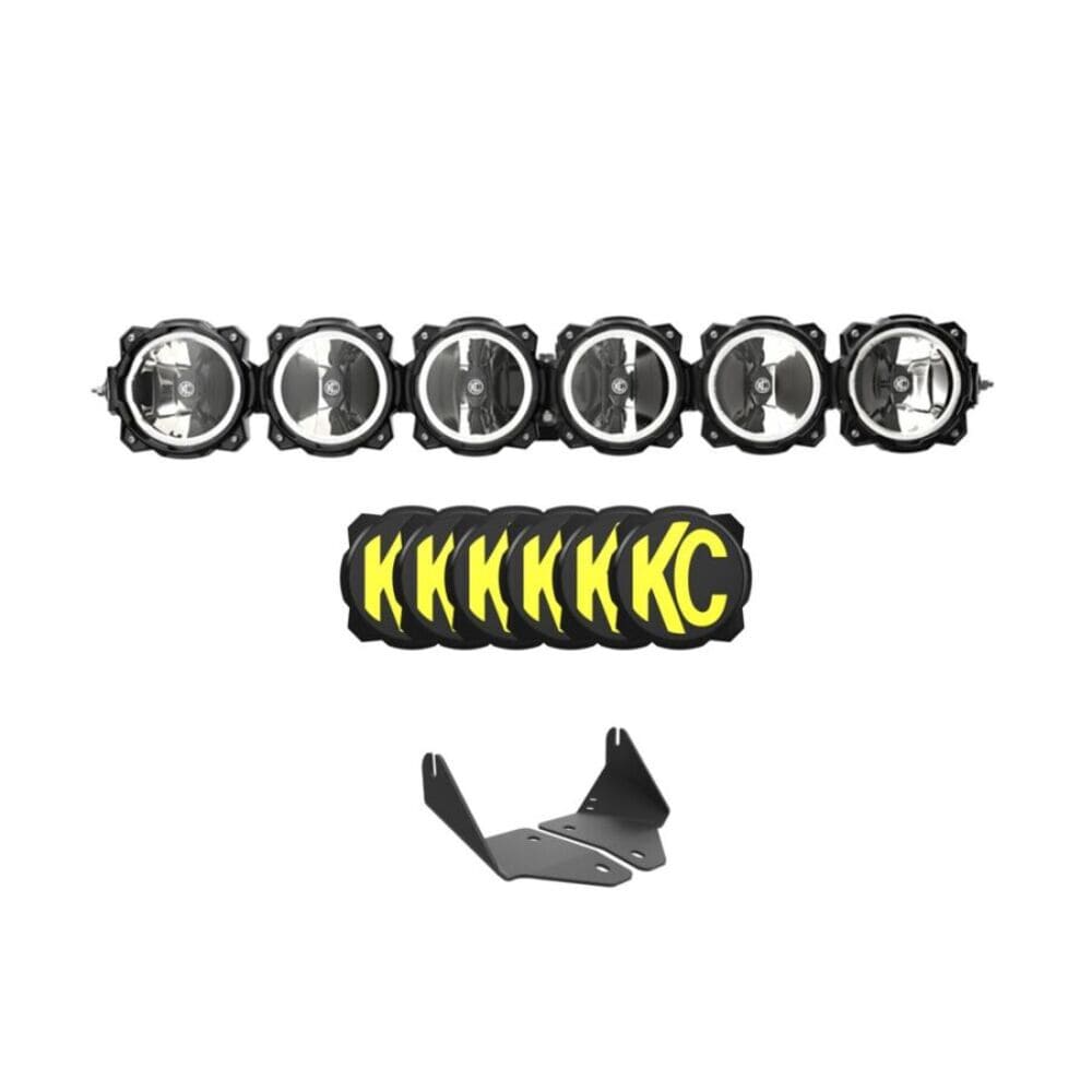KC HiLiTES Polaris RZR Turbo R 39" 120W Pro6 LED Combo Beam Light Bar