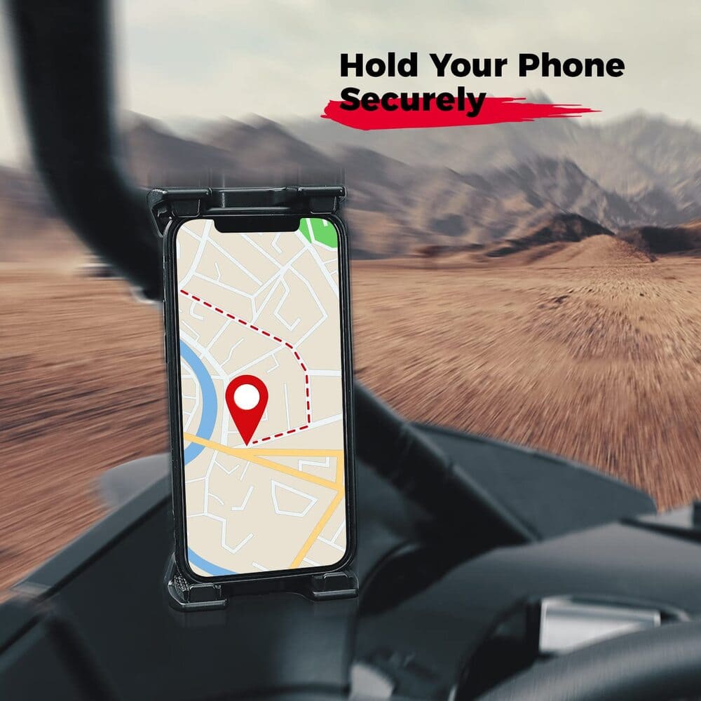 Kemimoto 0.6-1.25"/1.5-1.75" Roll Bar Universal Phone Holder