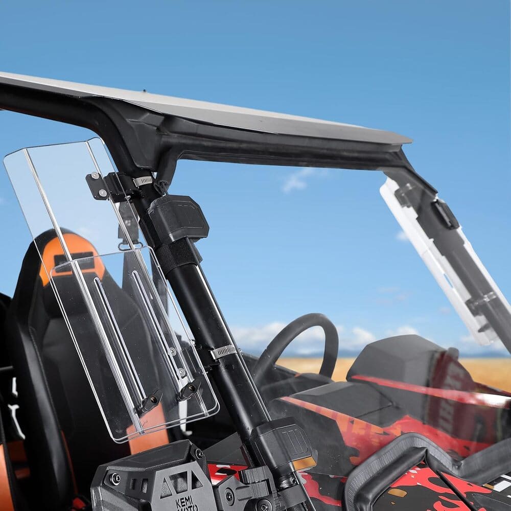 Kemimoto 1.5"-2.2" Roll Bar UTV Side Wind Deflectors - 2 Pcs