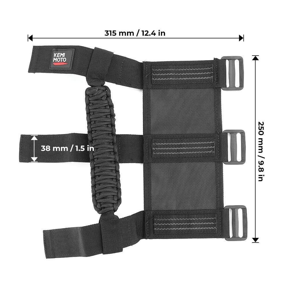 Kemimoto 1.5-2" Roll Bar UTV Universal Heavy Duty Grips & Grab Handle