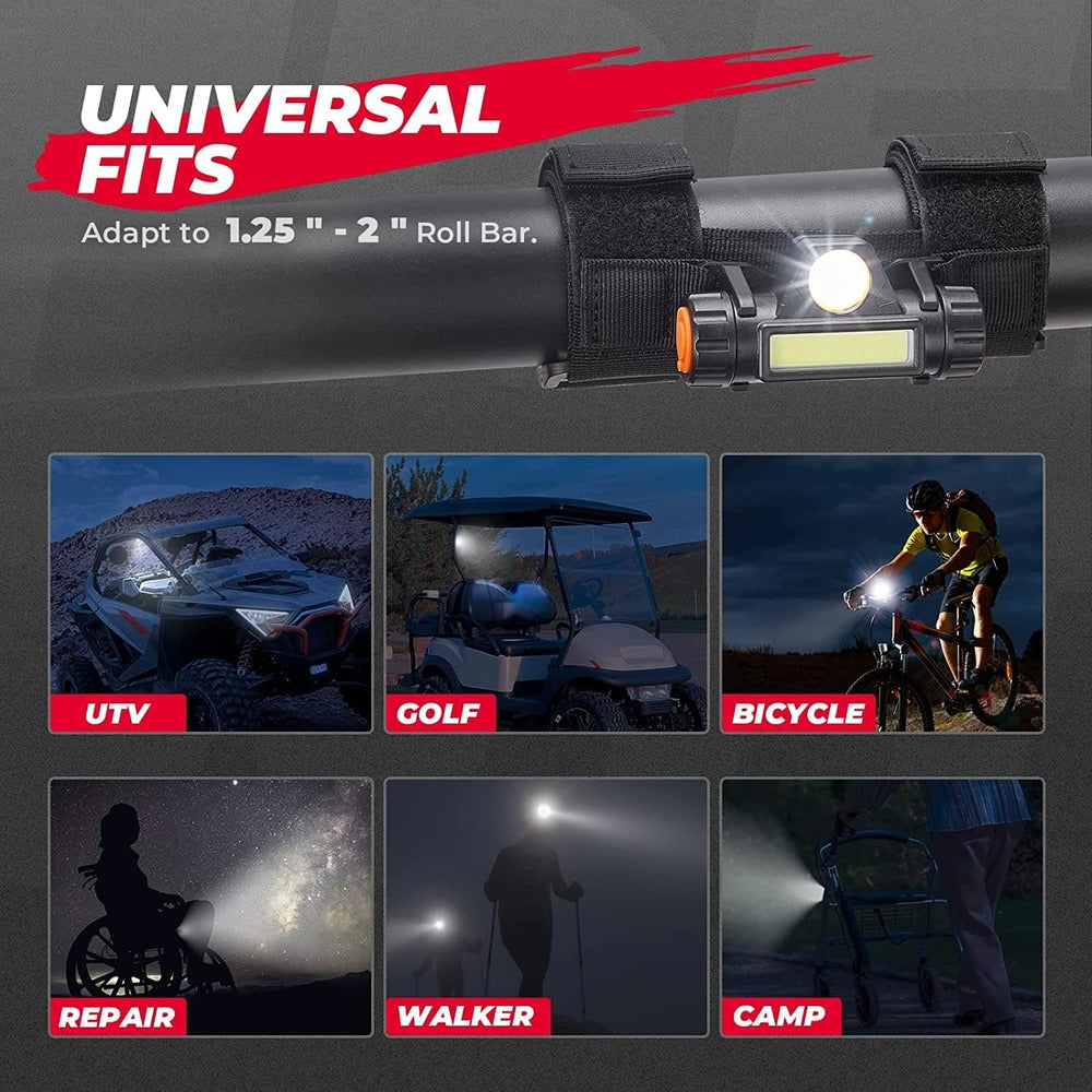 Kemimoto 1.75''-2'' Roll Bar Dome Interior Lights