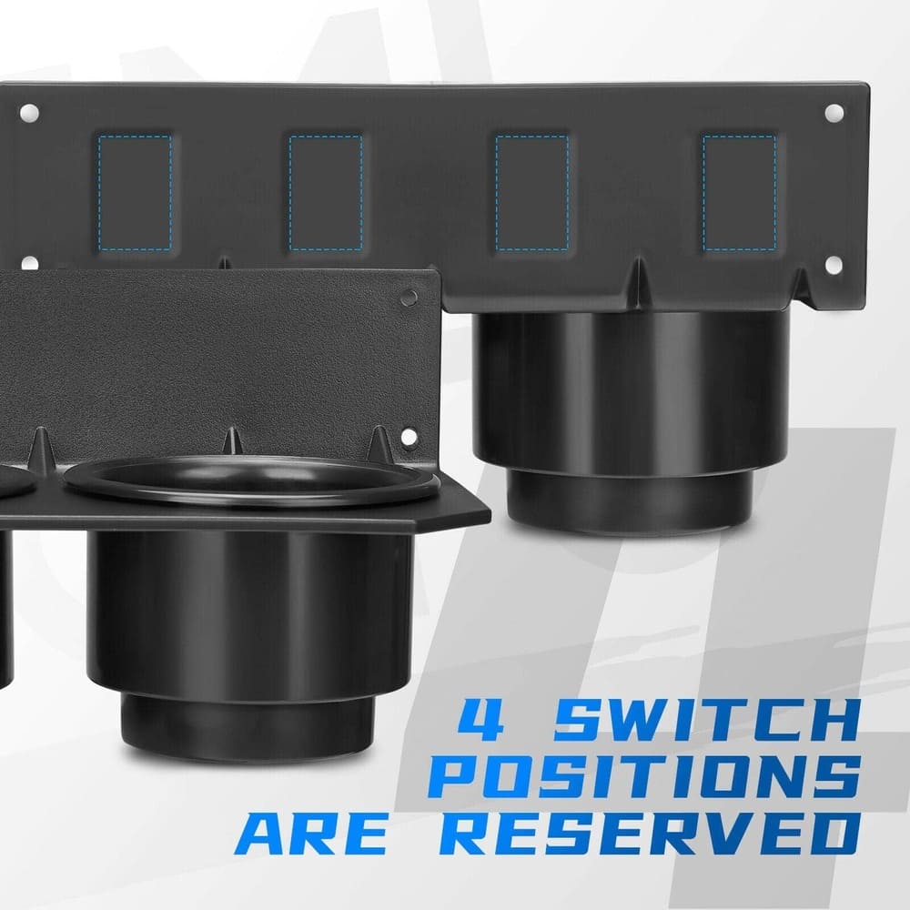 Kemimoto '14-'23 Honda Pioneer 700 / 700-4 Center Dash Cup Holder