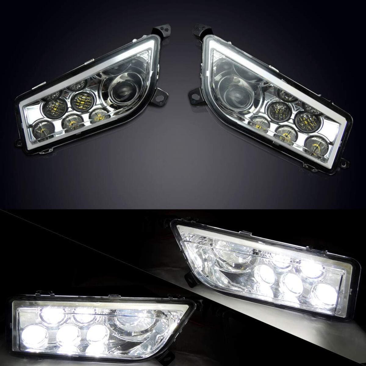 Kemimoto '14-'23 Polaris RZR XP 1000 30W LED Headlight