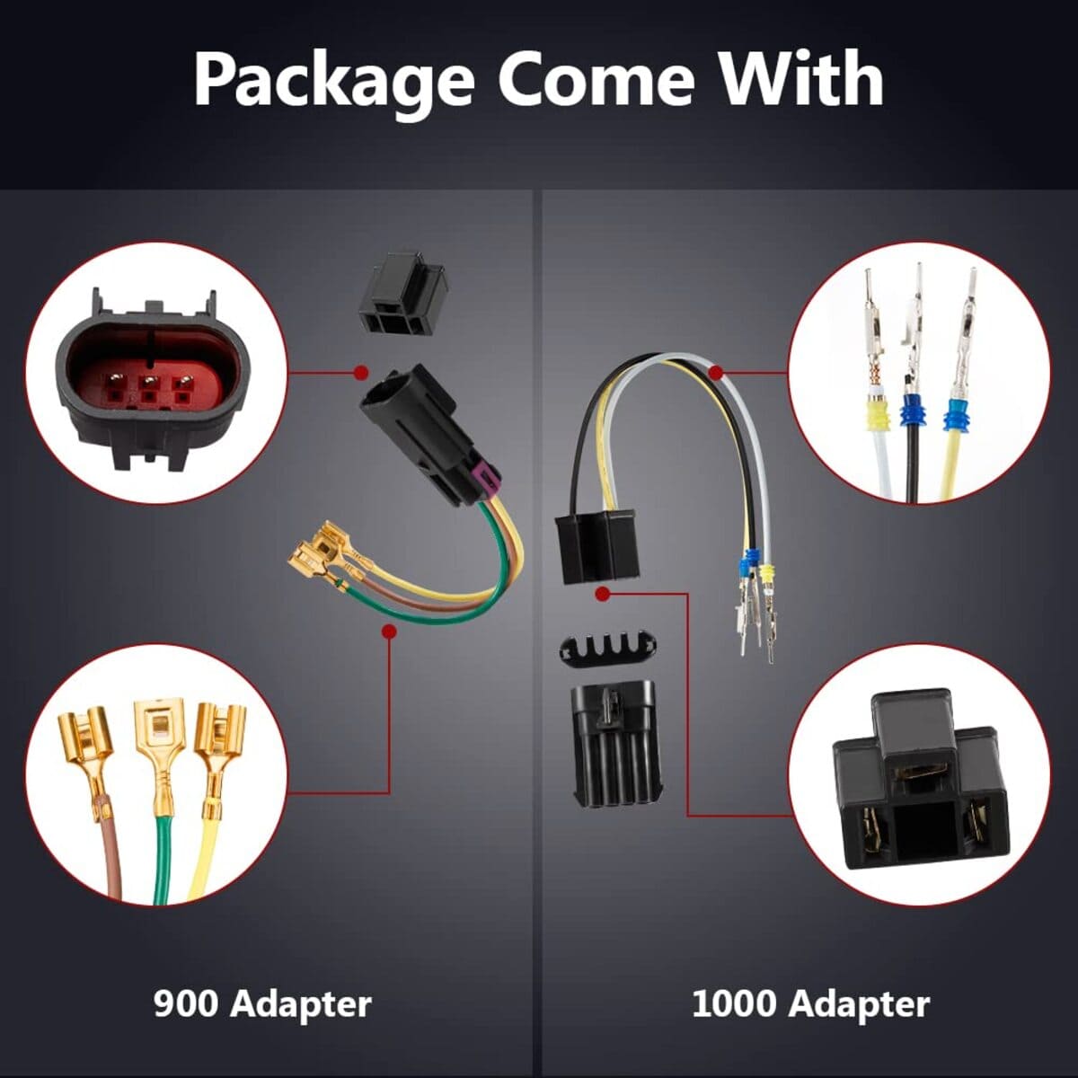 Kemimoto '14-'23 Polaris RZR XP 1000 30W LED Headlight