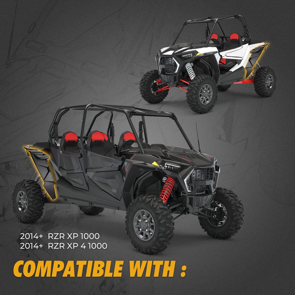 Kemimoto '14-'23 Polaris RZR XP 1000/4 1000 Rear Fender Flares