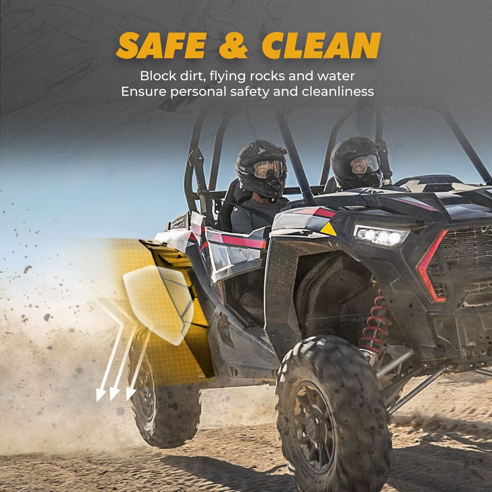 Kemimoto '14-'23 Polaris RZR XP 1000/4 1000 Rear Fender Flares