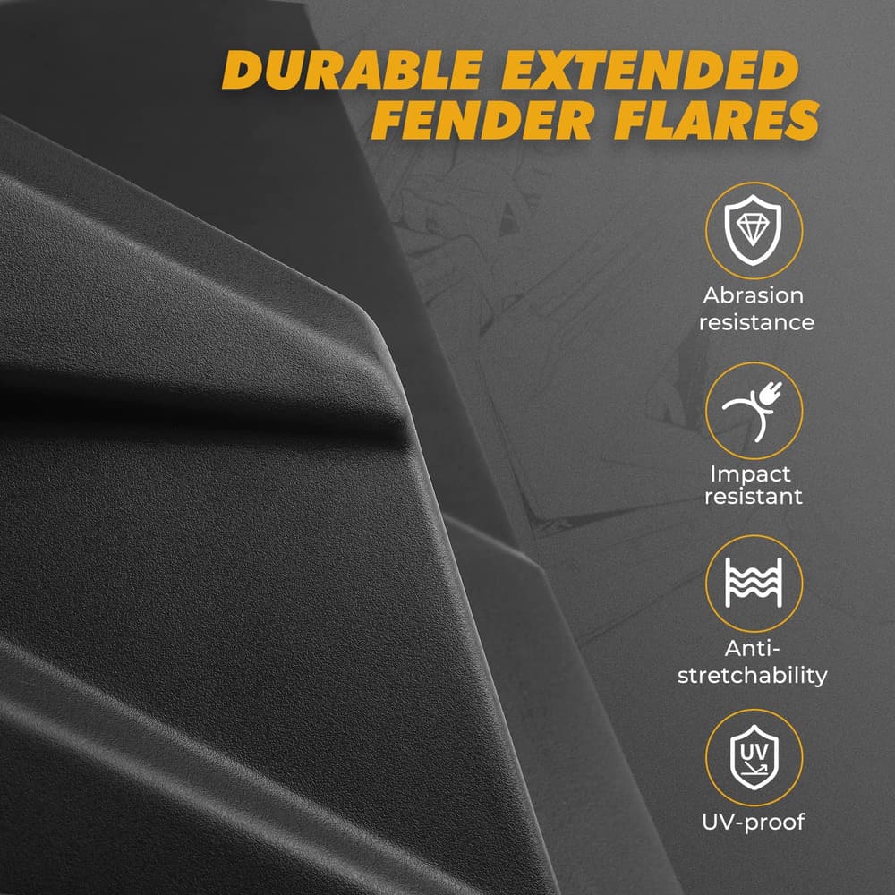 Kemimoto '14-'23 Polaris RZR XP 1000/4 1000 Rear Fender Flares