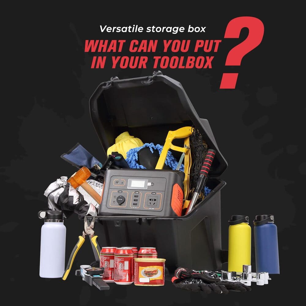 Kemimoto '14-'23 Polaris RZR XP 1000/4 Black Cargo Box