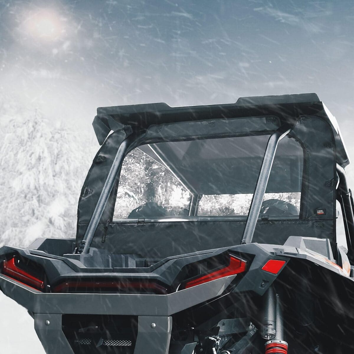 Kemimoto '14-'23 Polaris RZR XP 1000 Soft Rear Windshield