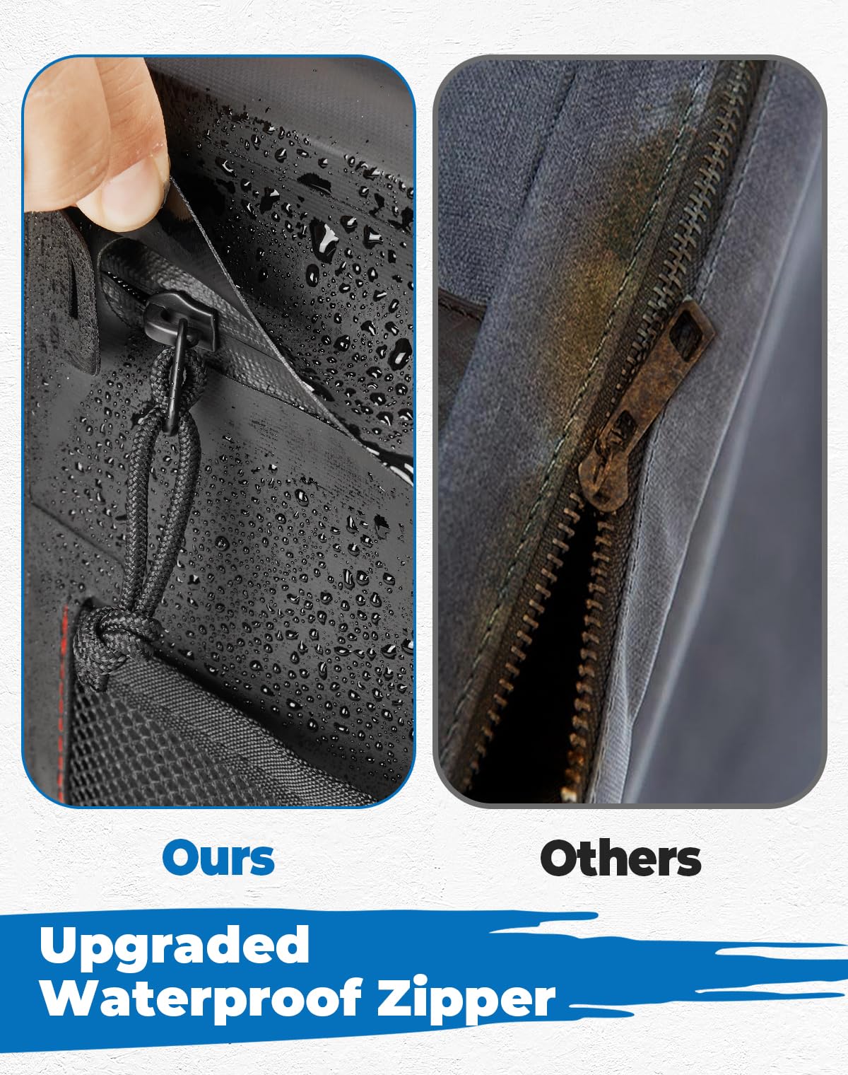 Kemimoto '14-'23 Polaris RZR XP 1000 Trail S 900 TPU New Fabric IPX6 Door Bags