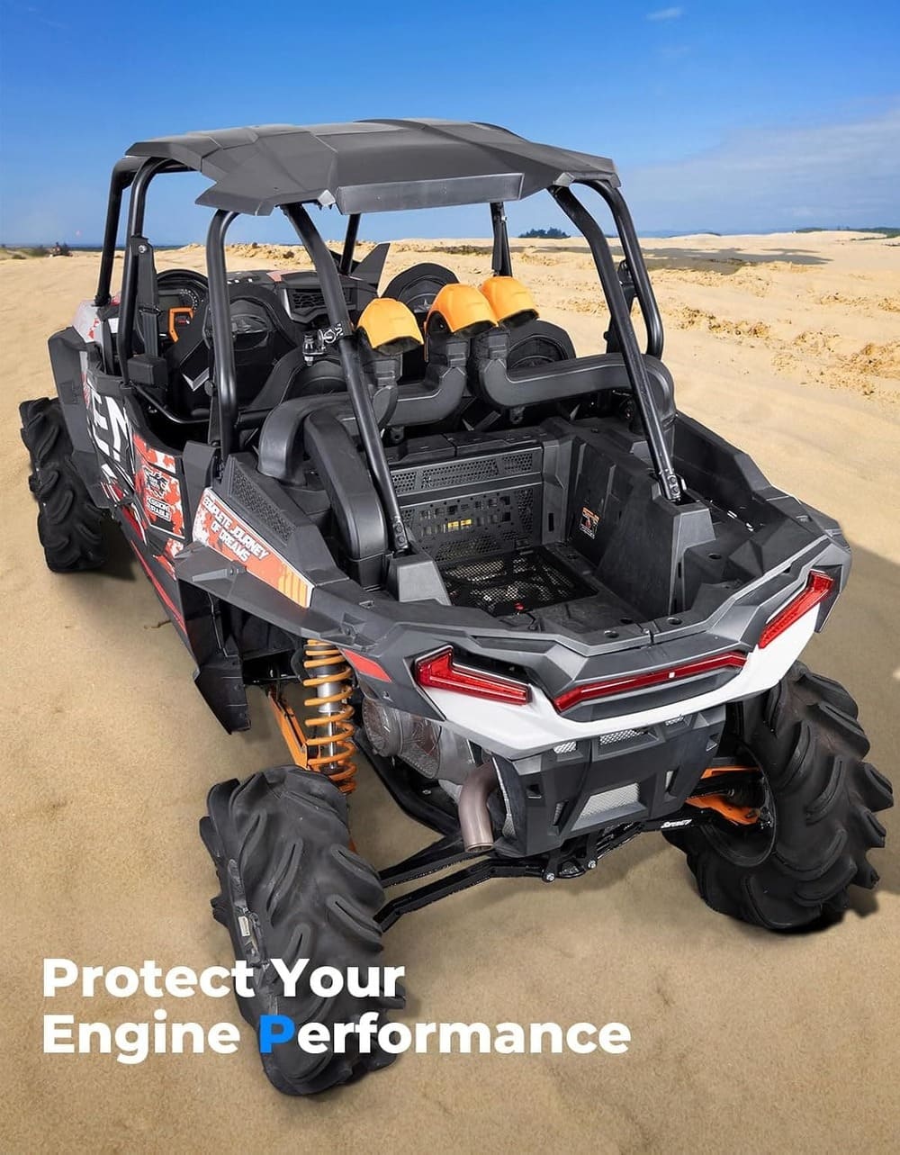 Kemimoto '14-'23 Polaris RZR XP 1000 Vented Engine Cover