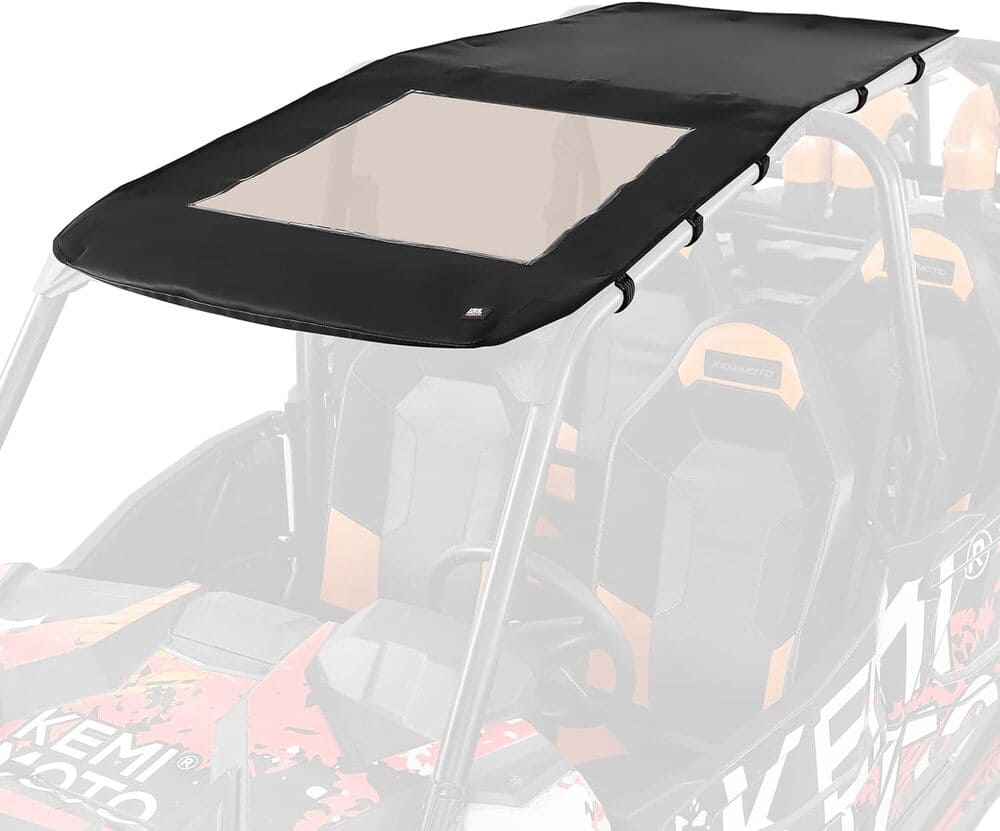 Kemimoto '14-'23 Polaris RZR XP 4 1000 Waterproof Soft Top Roof