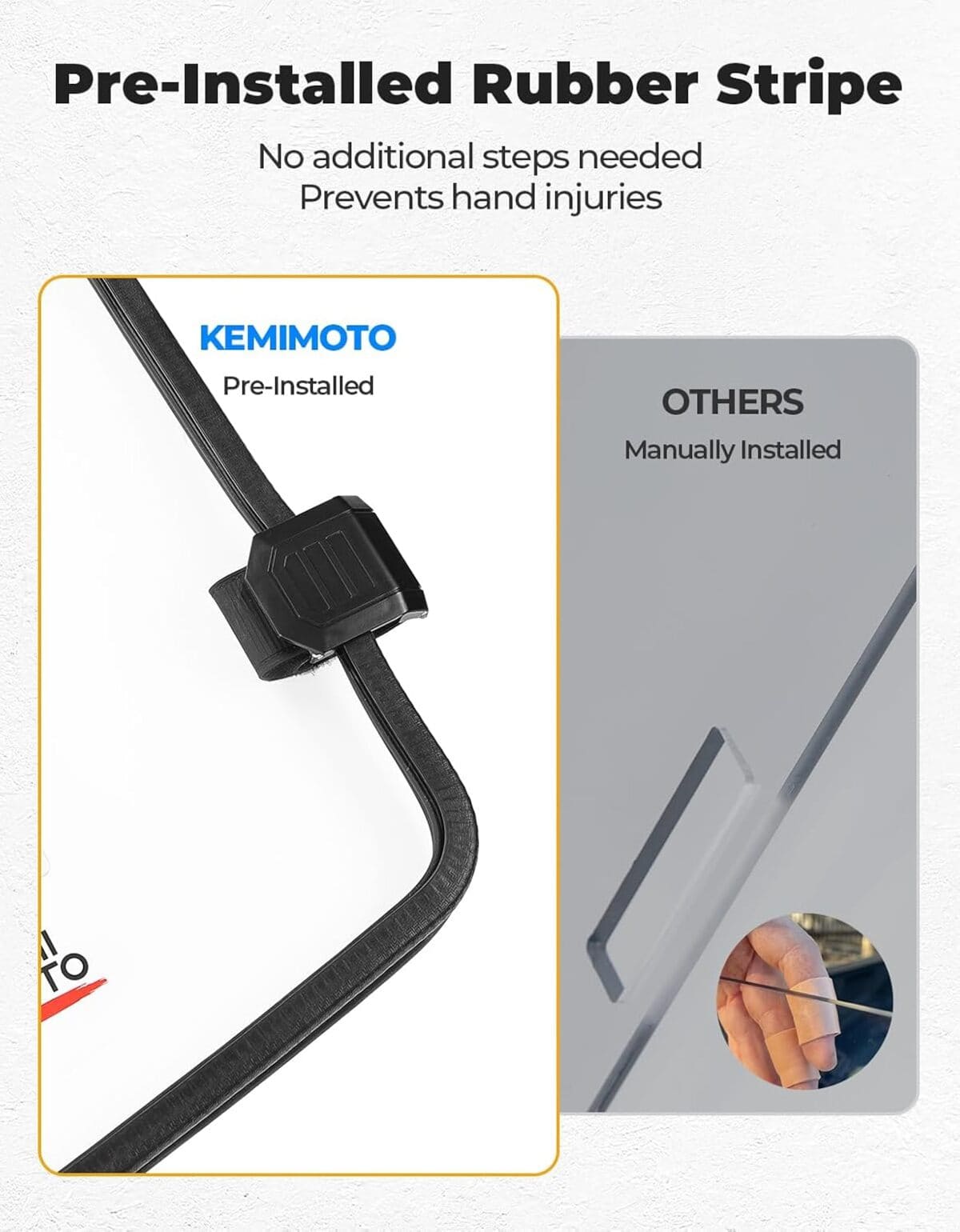 Kemimoto '14-'25 Polaris Ranger XP 1000 2-IN-1 Vented Windshield