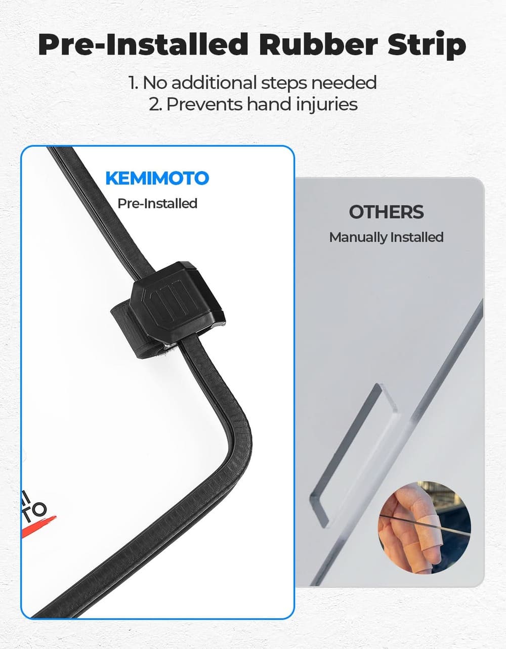 Kemimoto '14-'26 Polaris Ranger XP 1000 3-in-1 Vented Windshield