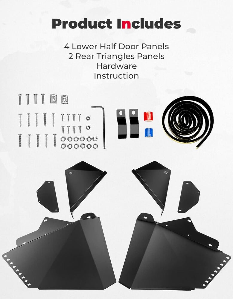 Kemimoto '15-'22 CF Moto ZForce 500 Lower Doors Inserts