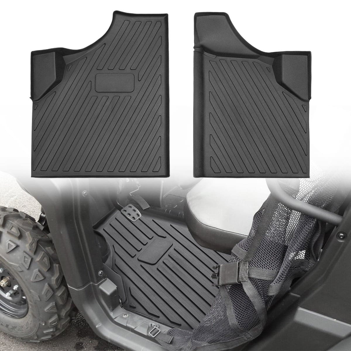 Kemimoto '16-'24 Can-Am Defender TPE Floor Mats