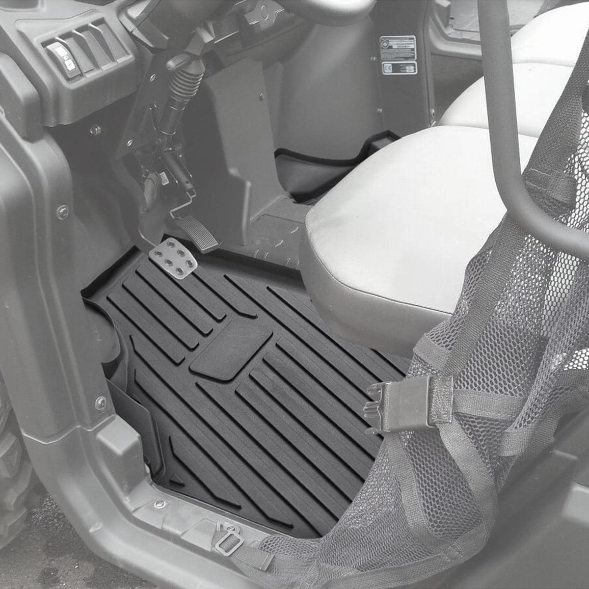 Kemimoto '16-'24 Can-Am Defender TPE Floor Mats