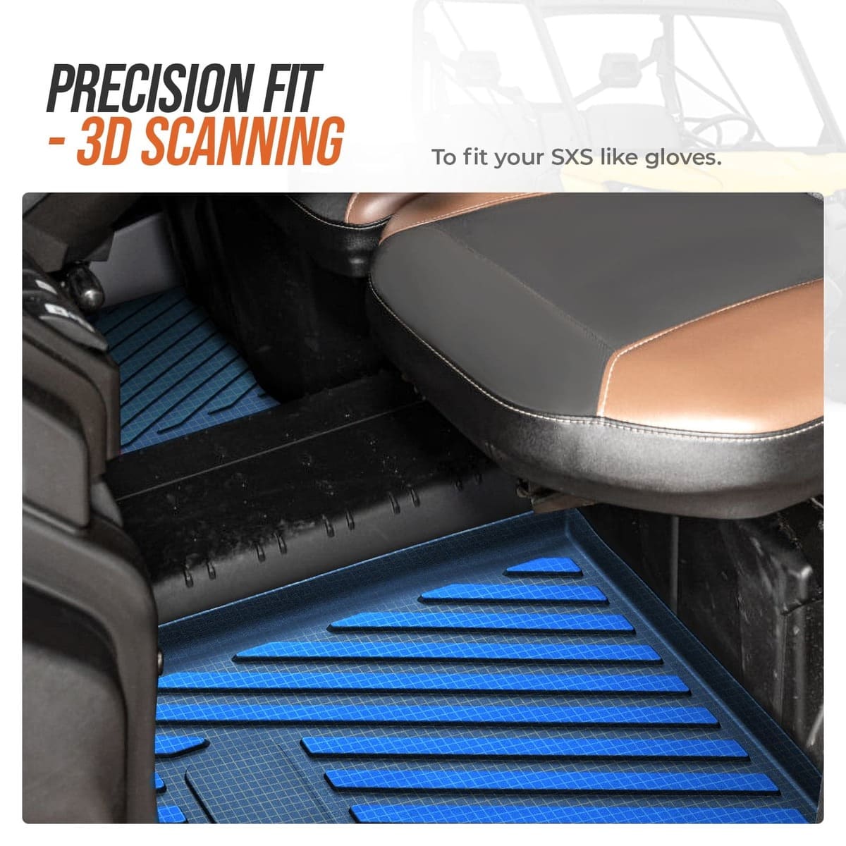 Kemimoto '16-'24 Can-Am Defender TPE Floor Mats