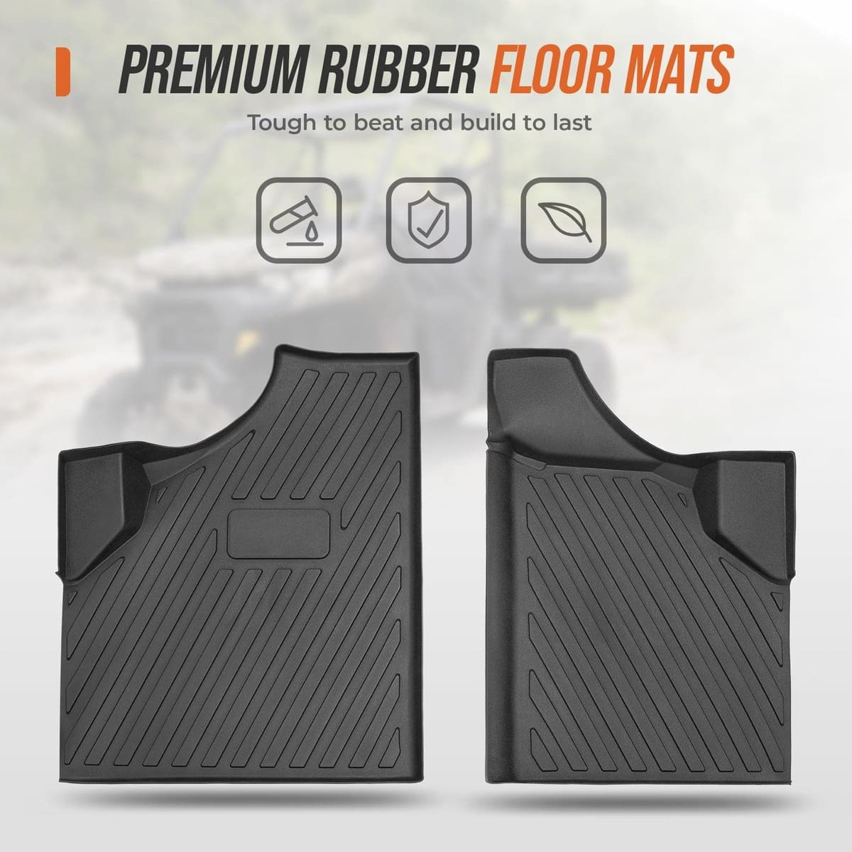 Kemimoto '16-'24 Can-Am Defender TPE Floor Mats